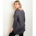 CHARCOAL PLUS SIZE TOP